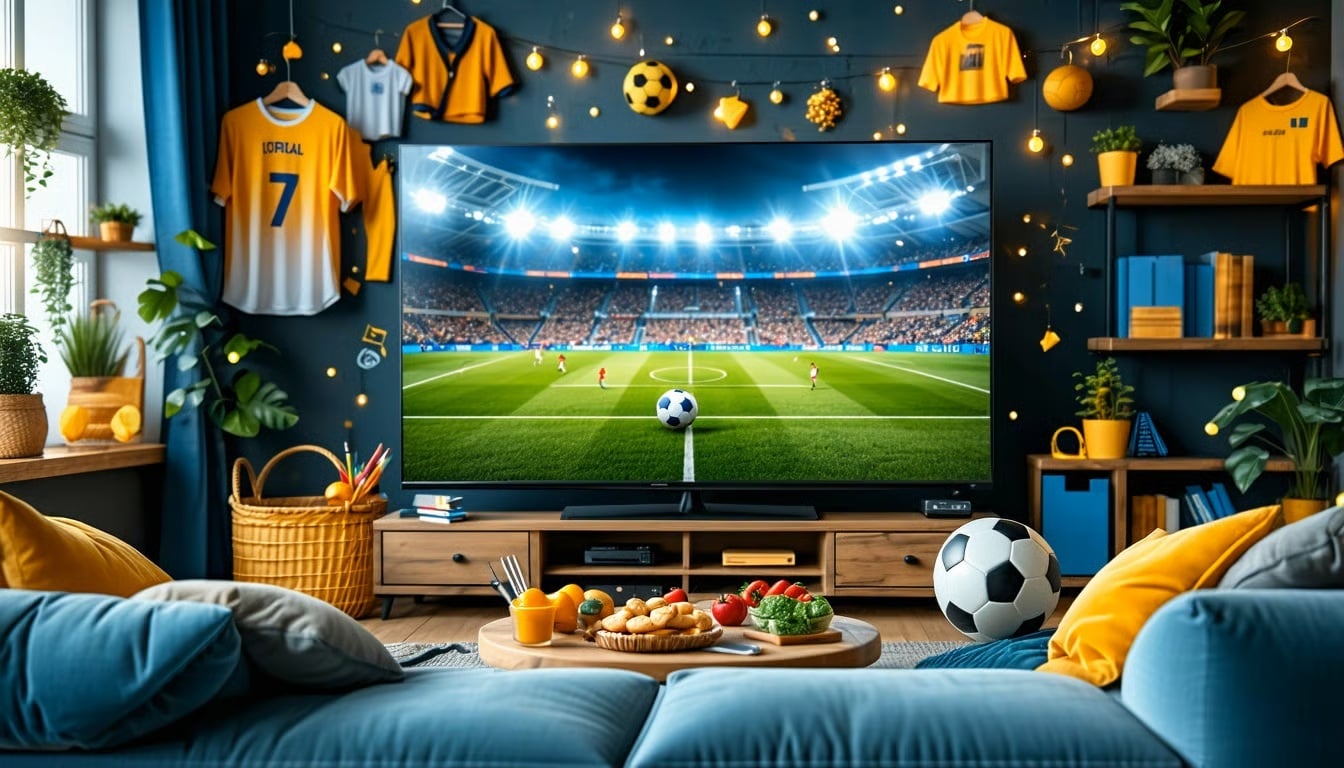 Se på fotboll med IPTV